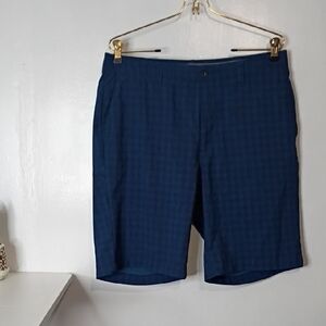 PGA Tour Men's Blue Patterned Shorts